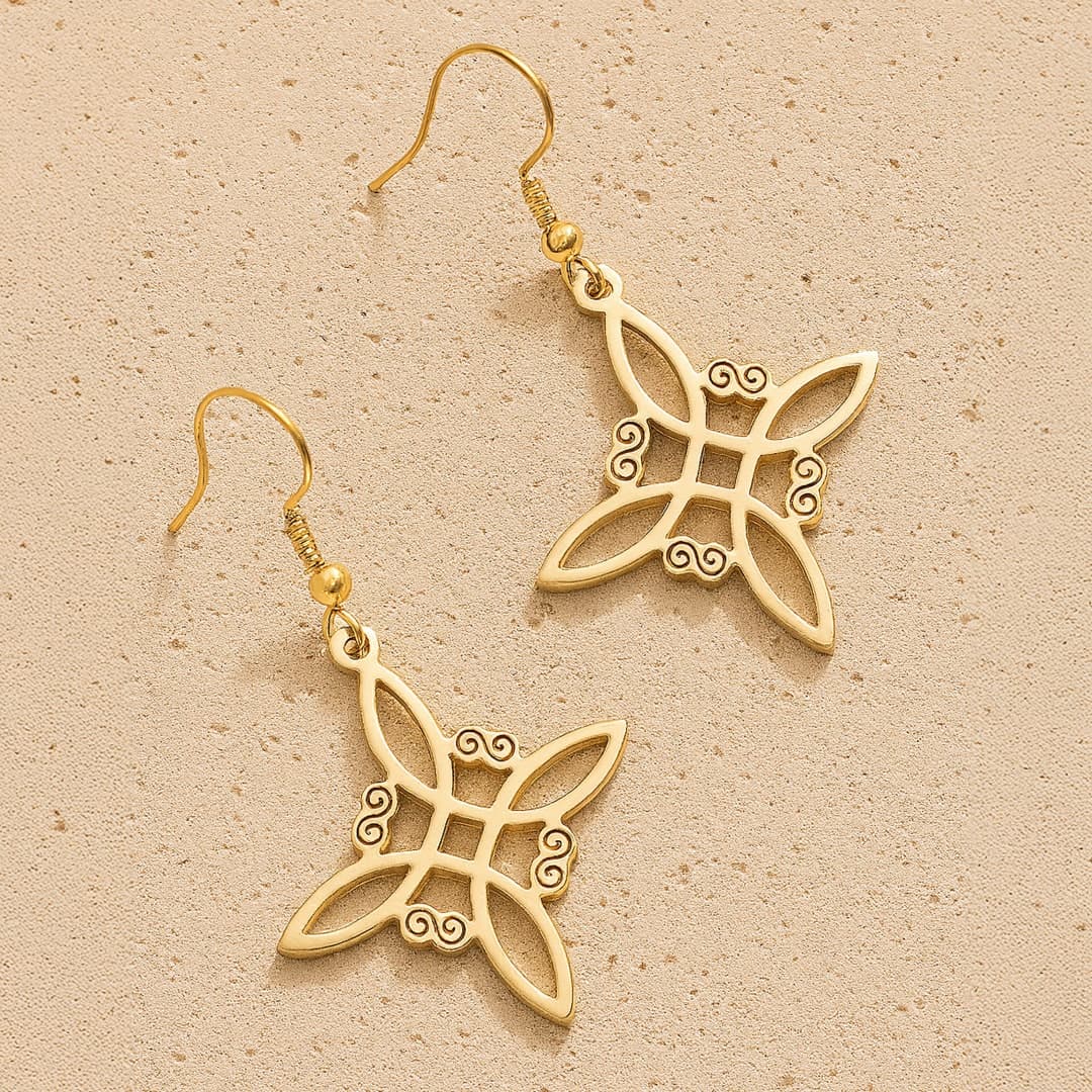 Kolczyki Zaczarowana Ochrona w Węźle Czarownicy