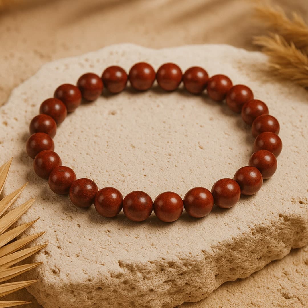 Bransoletka Energia Życiowa z czerwonego jaspisu