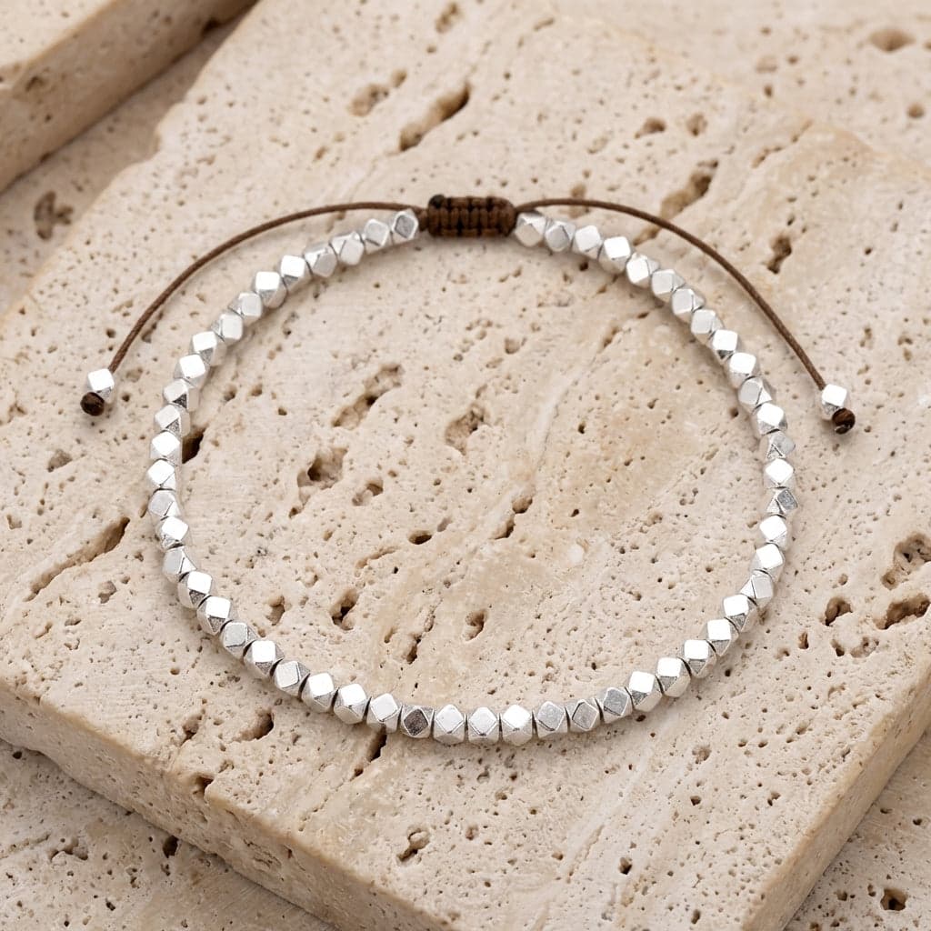 Bransoletka Harmonia Tybetańska z fasetowanych koralików