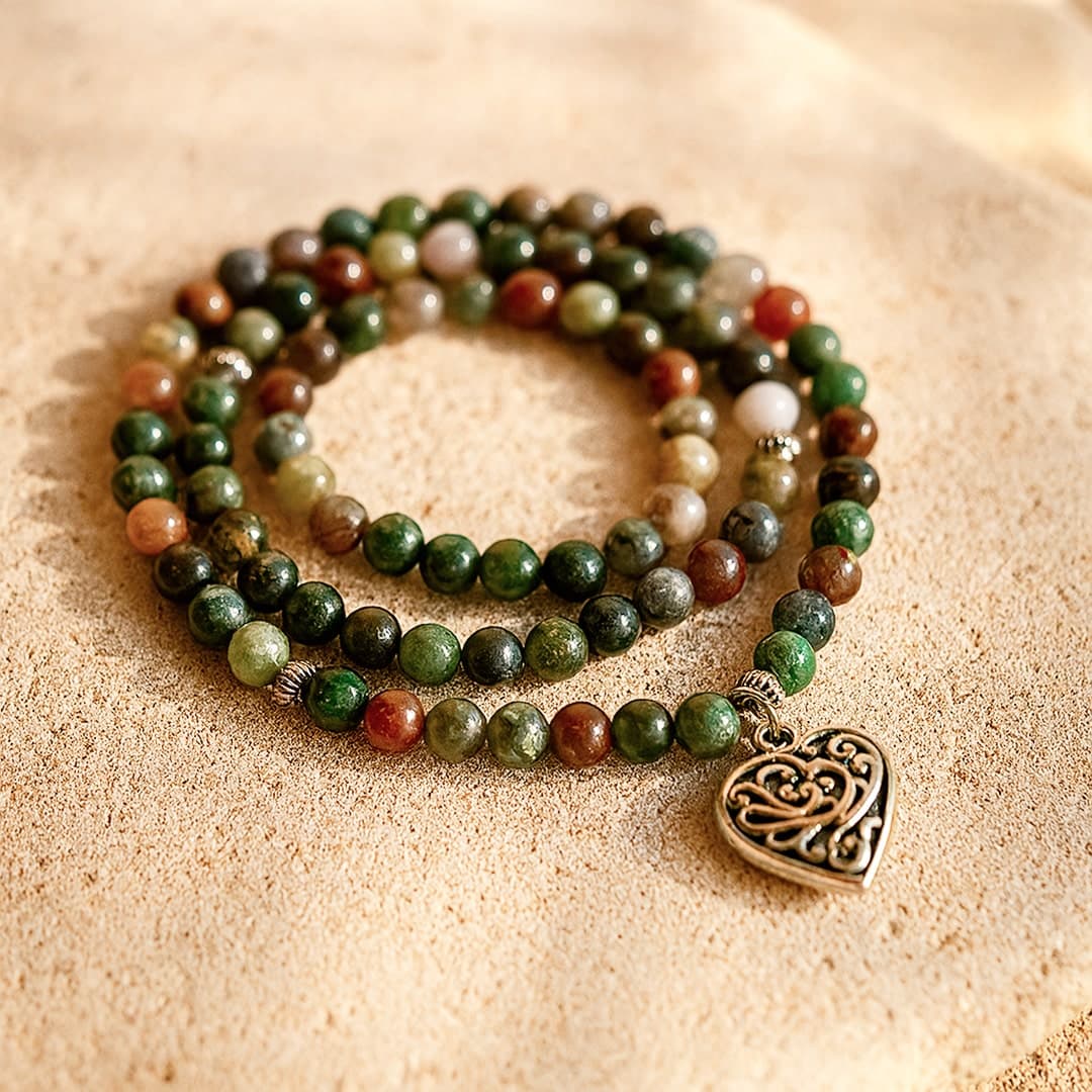 Bransoletka mala Energia świetlista z agatem indyjskim