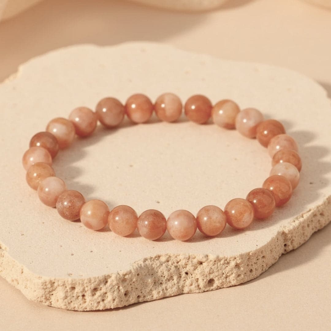 Bransoletka "Radość bytu" z kamieniem słonecznym