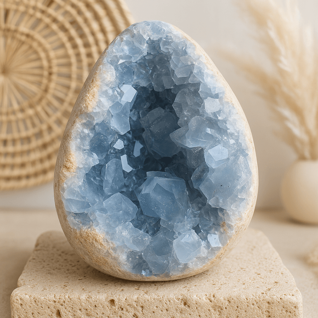 Geoda celestynowa - Kamień Aniołów