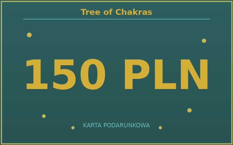 Karta Podarunkowa Tree of Chakras — 150 PLN