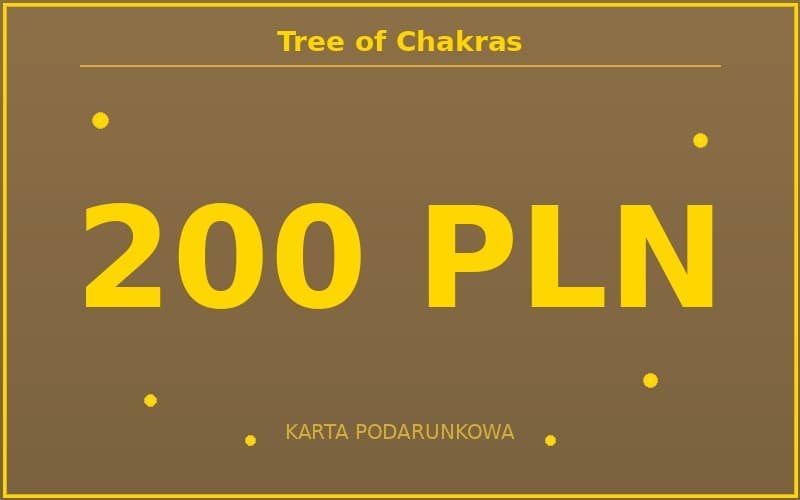 Karta Podarunkowa Tree of Chakras — 200 PLN