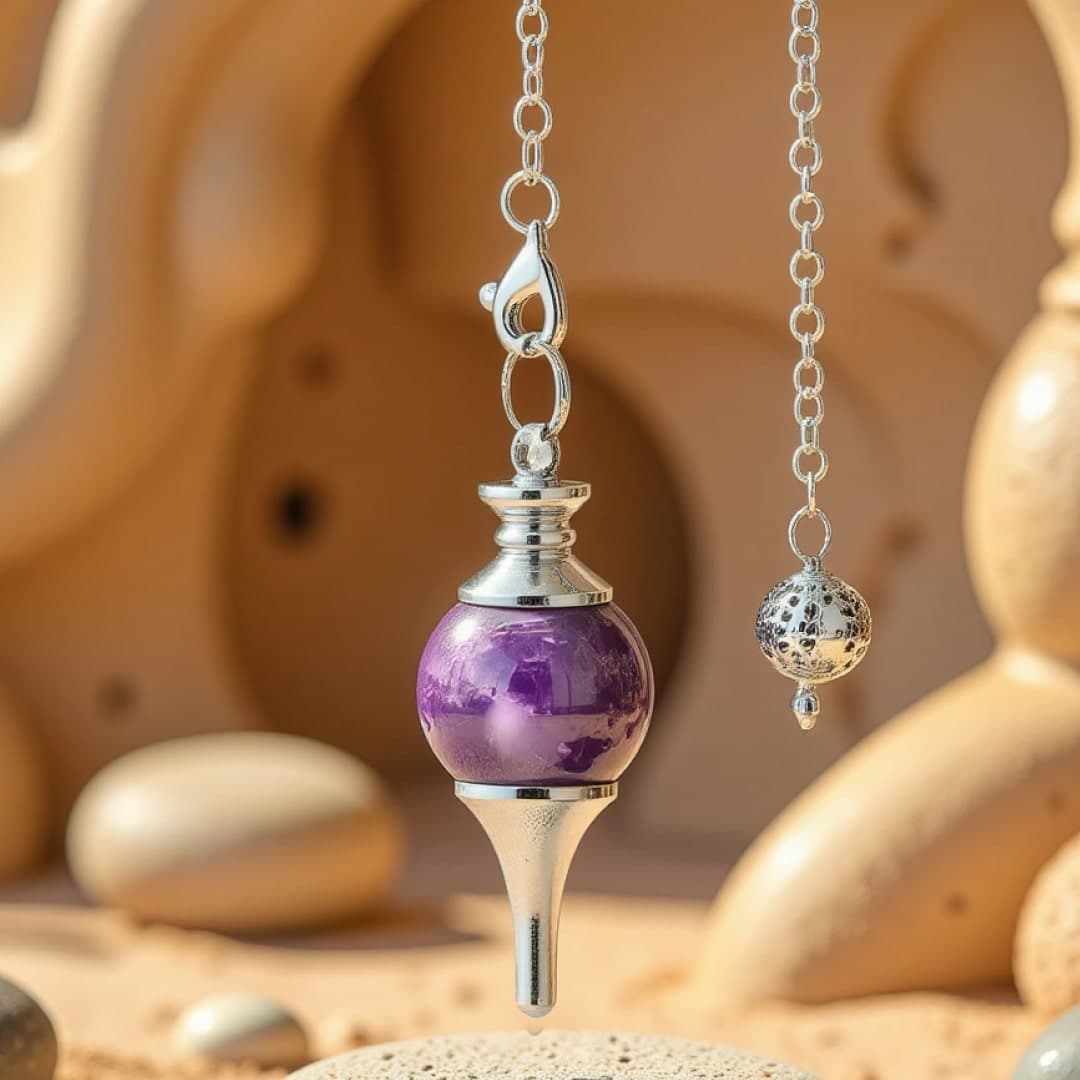 Wahadło wróżebne z kamienia naturalnego