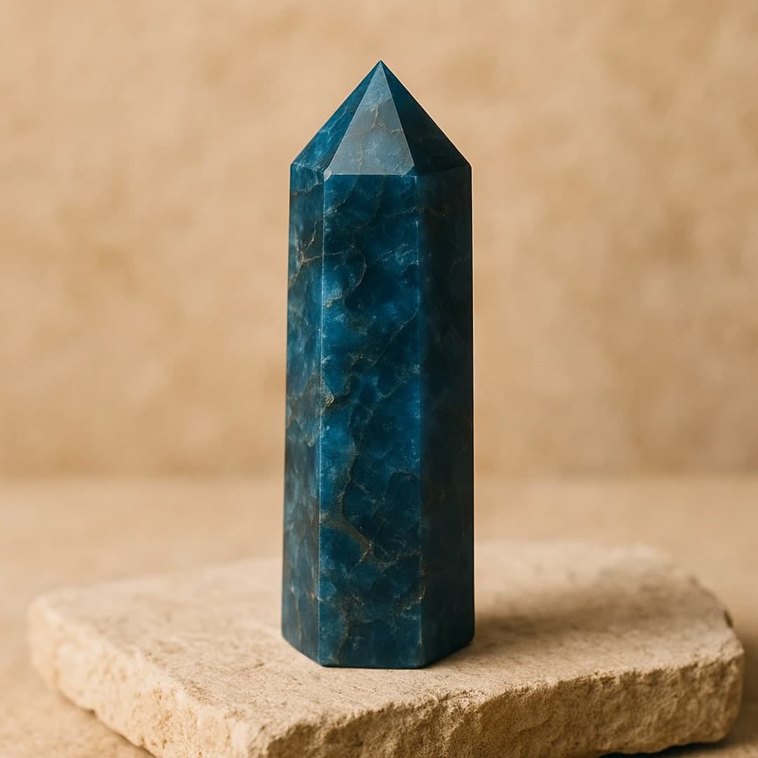 Końcówka Koncentracja i Spokój z niebieskim apatitem